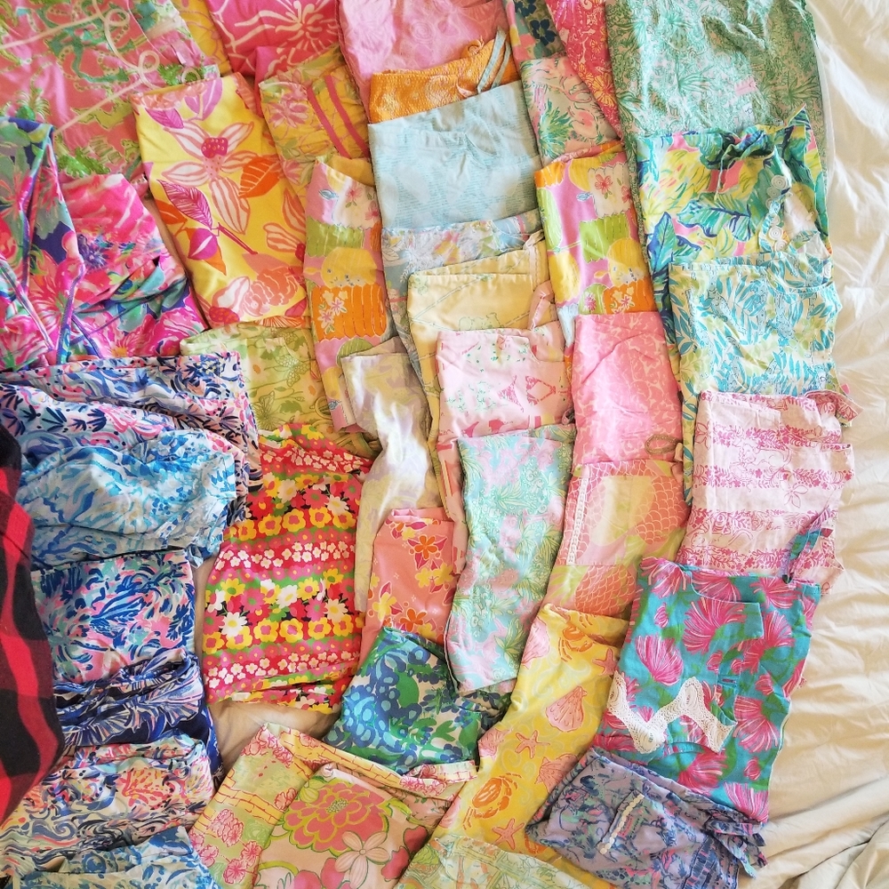 Lilly Pulitzer GIRLS 43 piece wardrobe sz 5-10